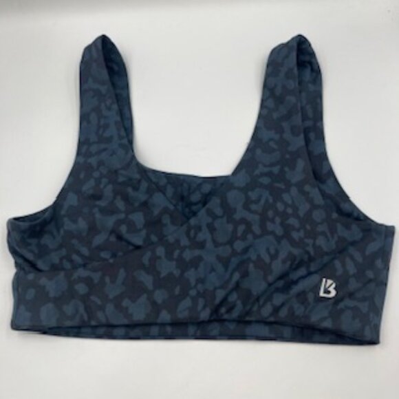 Buff Bunny Sports Bra Women’s Sz Small Gray Camo Print Wide Straps - Picture 2 of 8